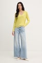 Liu Jo sweter damski TA6068.MS49I żółty SS26