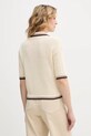 Odzież Marella sweter bawełniany LEMBI 2613361044200 beżowy