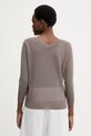 Odzież Marella sweter damski z wiskozą MLMTUBO 2613361095200 brązowy