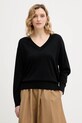Marella sweter POLO pozostałe czarny 2613361154200
