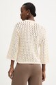 Odzież Marella sweter damski bawełniany MLMFIORIRE 2613361155200 beżowy