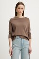 Marella sweter MLMEDILE pozostałe brązowy 2613361205200