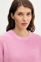 Guess Jeans sweter bawełniany różowy W6RR20.Z3HM1