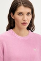 Guess Jeans sweter bawełniany różowy W6RR20.Z3HM1