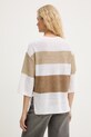 Odzież Marella sweter damski z lnem Emme by Marella 2615361022200 beżowy