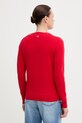 Odzież Barbour sweter z dodatkiem wełny Oakley LKN1763 czerwony