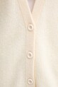American Vintage kardigan z dodatkiem wełny DAM19F beżowy