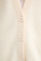 American Vintage kardigan z dodatkiem wełny DAM19F beżowy