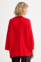 Odzież American Vintage kardigan z dodatkiem wełny DAM19F czerwony