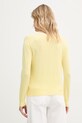 Ρούχα Βαμβακερό πουλόβερ Lacoste AF3964 κίτρινο