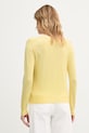 Îmbrăcăminte Lacoste pulover de bumbac AF3964 galben