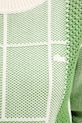 Lacoste sweter damski z bawełną AF9867 zielony