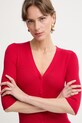 Twinset кардиган для женщин с добавлением шелка красный 261TT3182