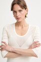 Twinset pulover ženski z viskozo bež 261TT3292