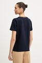Odzież Luisa Spagnoli t-shirt bawełniany Balearica 543152 granatowy
