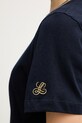 Luisa Spagnoli t-shirt bawełniany Balearica 543152 granatowy