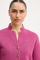 Luisa Spagnoli kardigan wełniany Maranta różowy 100360
