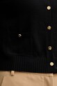 Luisa Spagnoli kardigan wełniany Merletti 100280 czarny