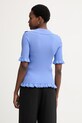 Odzież Luisa Spagnoli polo damskie z wiskozą Censito 100389 niebieski