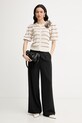 Luisa Spagnoli kardigán dámsky s viskózou Comuni 100380 béžová SS26
