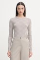 Sisley dámsky sveter s viskózou sivá 1TJ1L107N