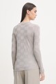 Odzież Sisley sweter damski z wiskozą 1TJ1L107N szary