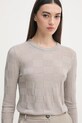 Sisley sweter damski z wiskozą szary 1TJ1L107N