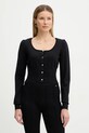 Fracomina kardigan pozostałe czarny FR26ST8001K52401