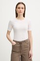 Fracomina bluzka z elastanem biały FS26ST7008K420Q7