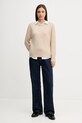 United Colors of Benetton sweter kaszmirowy 10K1D10FF beżowy SS26