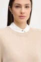 United Colors of Benetton sweter kaszmirowy beżowy 10K1D10FF