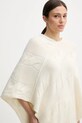 United Colors of Benetton poncho kaszmirowe beżowy 10K1DU01S