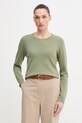 United Colors of Benetton sweter bawełniany bawełna zielony 1C19D10FV