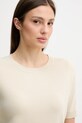 United Colors of Benetton t-shirt bawełniany beżowy 1C19D10G2