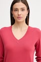 United Colors of Benetton sweter bawełniany czerwony 1C19D403N