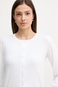 United Colors of Benetton kardigan bawełniany biały 1C19D502P