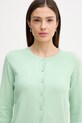 United Colors of Benetton kardigan bawełniany zielony 1C19D502P