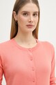 United Colors of Benetton kardigan damski bawełniany pomarańczowy 1C19D502P
