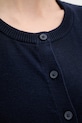 United Colors of Benetton kardigan bawełniany 1C19D502P granatowy