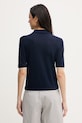 United Colors of Benetton поло жіноче вовняне 11AHD301J темно-синій SS26