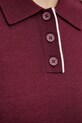 United Colors of Benetton πόλο Γυναικείο μάλλινο 11AHD301J μπορντό