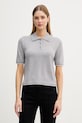 United Colors of Benetton polo damskie wełniane szary 11AHD301J