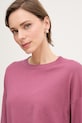 United Colors of Benetton sweter damski z wełną różowy 1Y6SD10FX