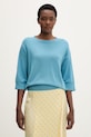 United Colors of Benetton pulover ženski z volno modra 1Y6SD10FX