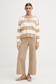 United Colors of Benetton sweter damski z wiskozą 1Z8CE301M beżowy SS26