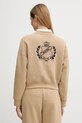 Odzież United Colors of Benetton bluza damska 35B1D201G beżowy