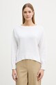 United Colors of Benetton sweter damski bawełniany biały 1C19D10FU
