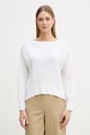 United Colors of Benetton sweter damski bawełniany biały 1C19D10FU