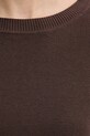 United Colors of Benetton sweter damski bawełniany 1C19D10G3 brązowy