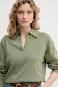 United Colors of Benetton sweter damski bawełniany zielony 1C19D301I